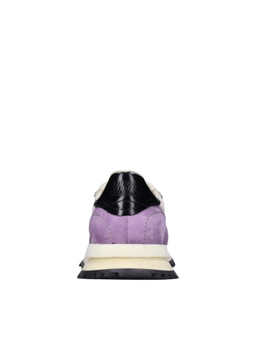 Sneakers in pelle e tessuto HIDNANDER | TENKEI HE1WS400 433ARGENTO-ORCHIDEA-NERO